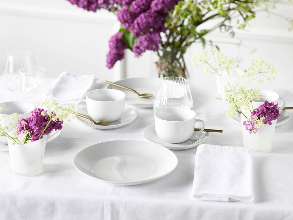 Kombiservice Luna 30--Teilig., Weiß - Weiß, Basics, Keramik - Creatable
