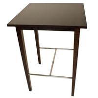 Bartisch Jonas - Dunkelbraun, Basics, Holz/Kunststoff (74,5/74,5/105cm) - Gardenson