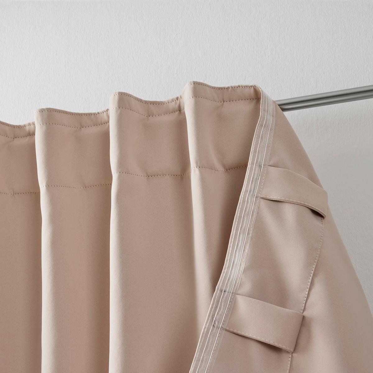 Zatemňovací záves Riccardo, 140/245cm, béžová - béžová, Modern, textil (140/245cm) - Premium Living