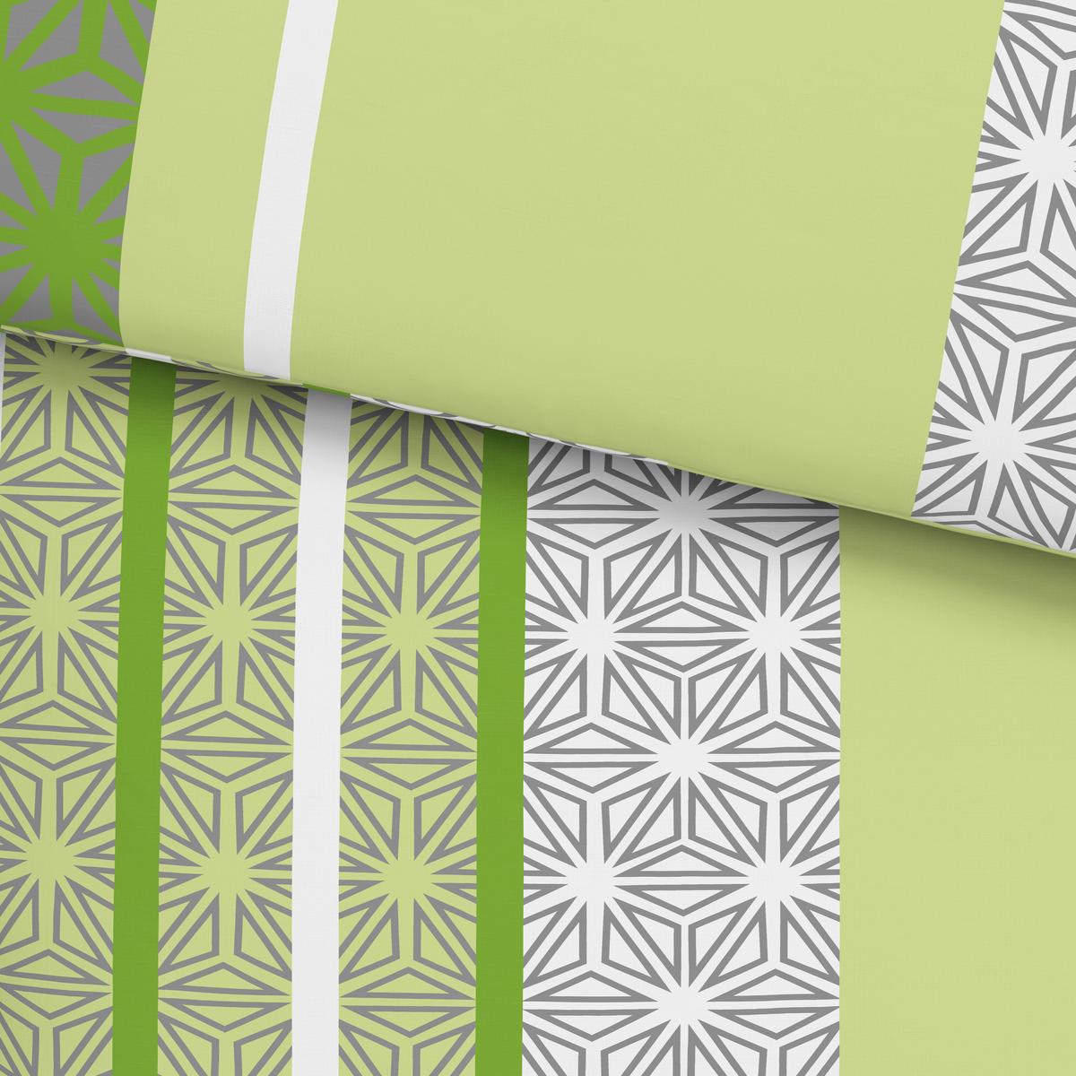 Posteľná bielizeň Sara, 2x70/90 200/220cm - zelená, textil (200/220cm) - Based
