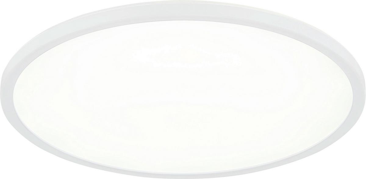 LED-DECKENLEUCHTE MAURICE - Weiß, Basics, Kunststoff (42/2,8cm) - Luca Bessoni