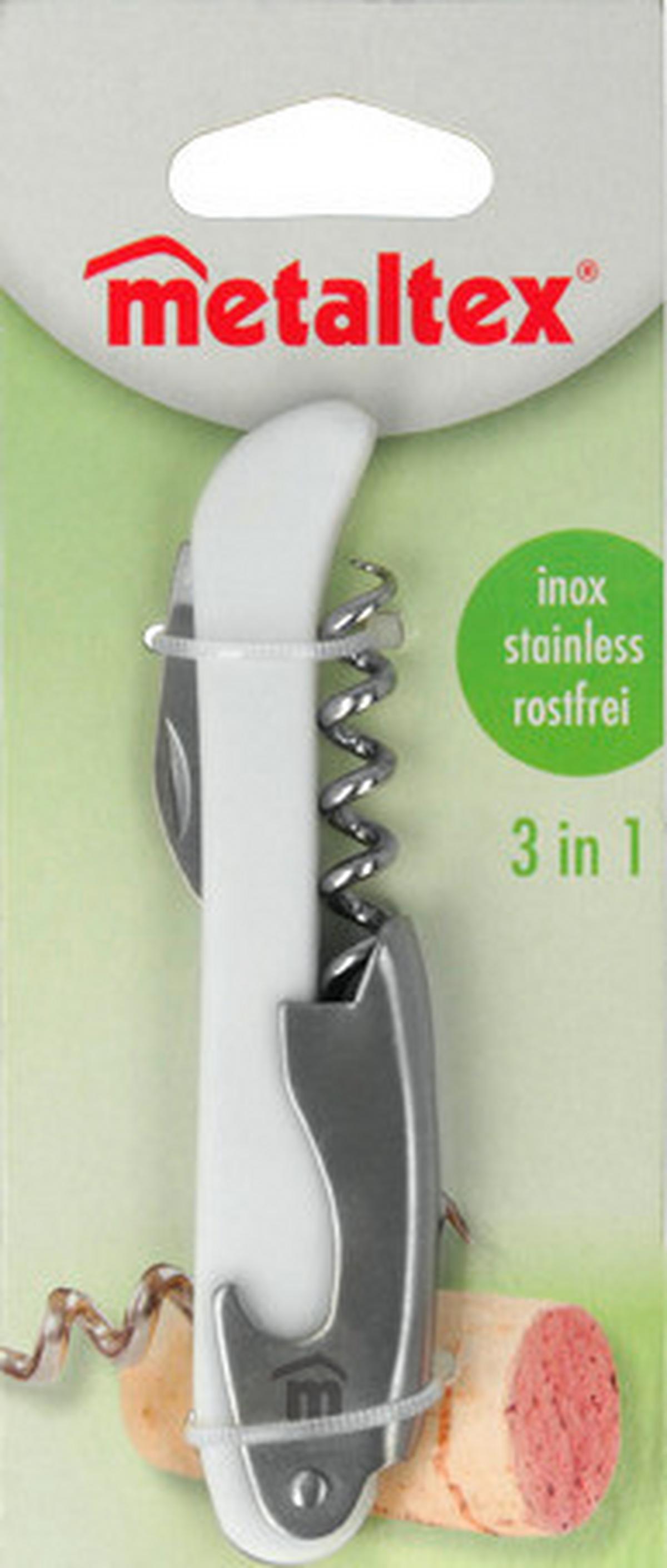 Többfunkciós Nyitó Dreko - fém (0,68/2,27/0,12cm) - Metaltex