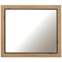 Tükör Harvey - tölgyfa színű/antracit, Lifestyle, faalapú anyag (87/76/2,5cm)
