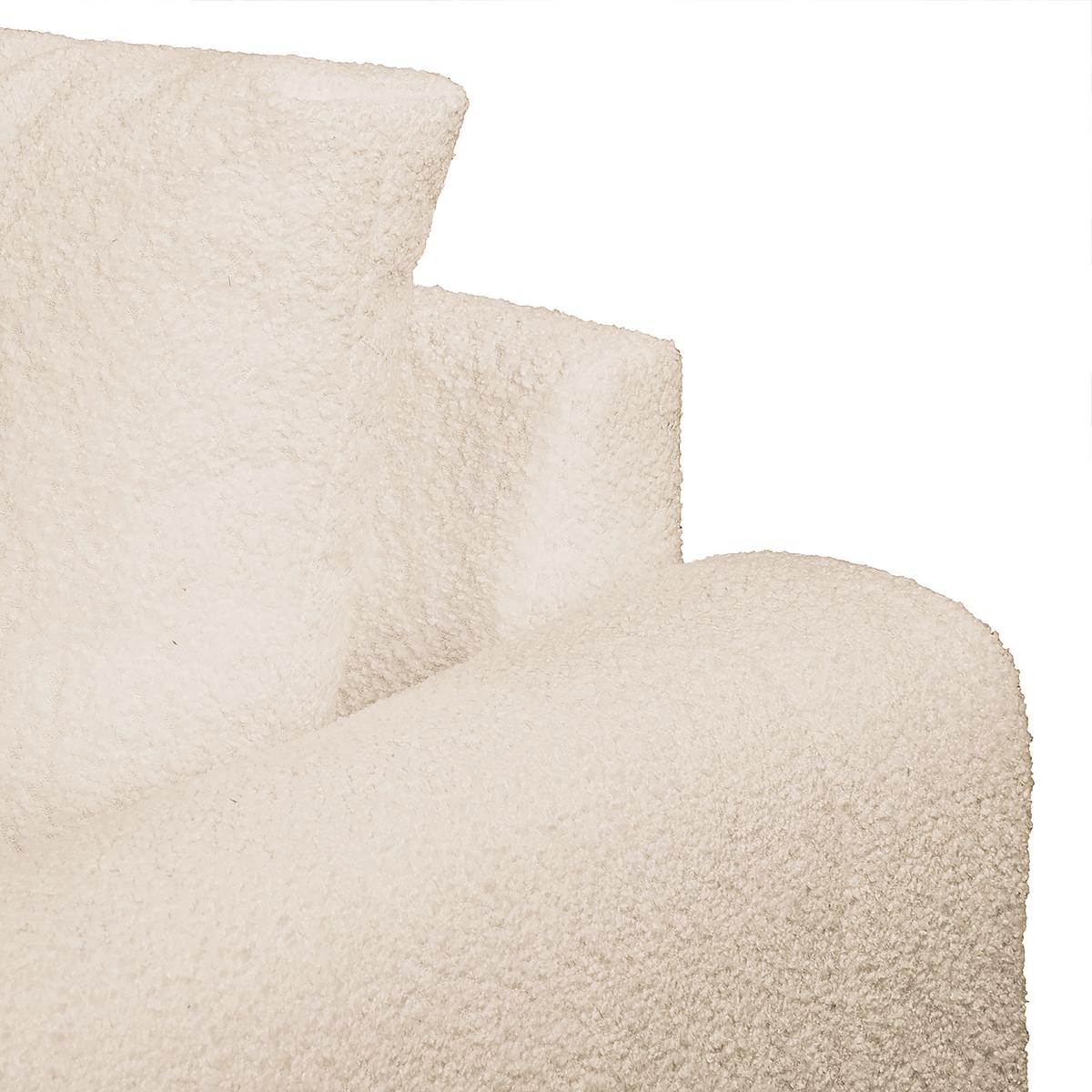 Ecksofa Ariella Weiß S: 161x231 cm - Naturfarben/Weiß, Design, Textil (161/231cm) - Livetastic