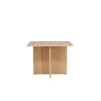 Esstisch Leo Eichefarben L: 100 Cm - Eichefarben, MODERN, Holz (100/100/75cm) - Livetastic