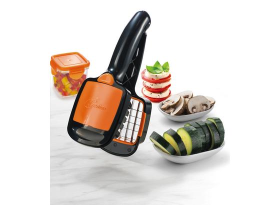Gemüseschneider Nicer Dicer Quick - Schwarz/Orange, KONVENTIONELL, Kunststoff/Metall (21/7,3/5,8cm) - Mediashop Gemüseschneider Nicer Dicer Quick - Schwarz/Orange, KONVENTIONELL, Kunststoff/Metall (21/7,3/5,8cm) - Mediashop