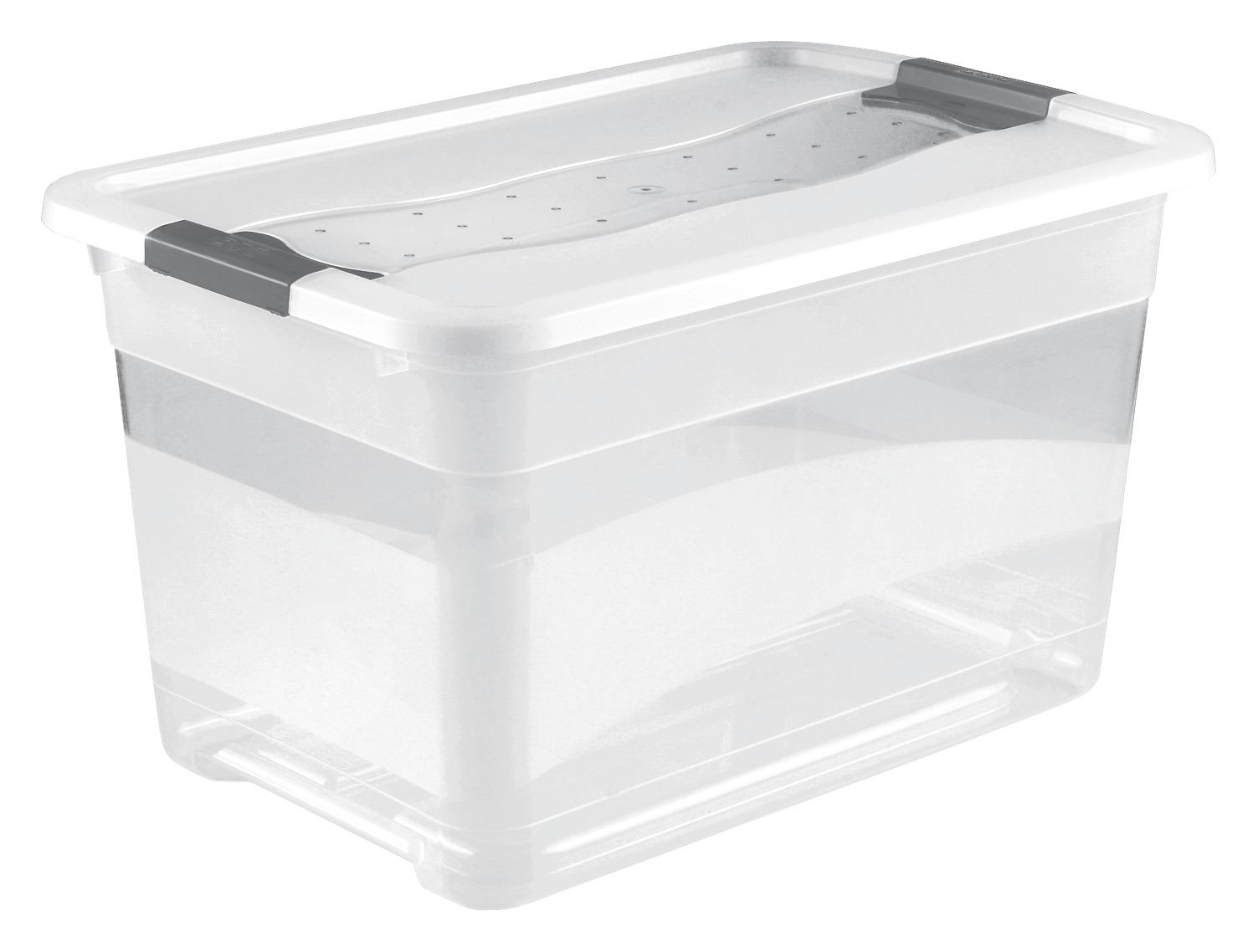 Keeeper Kristallbox Cornelia 52 L - Transparent, MODERN, Kunststoff (59,5/39,5/34cm)