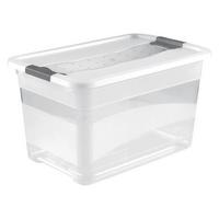 Keeeper Kristallbox Cornelia 52 L Transparent - Transparent, MODERN, Kunststoff (59,5/39,5/34cm)