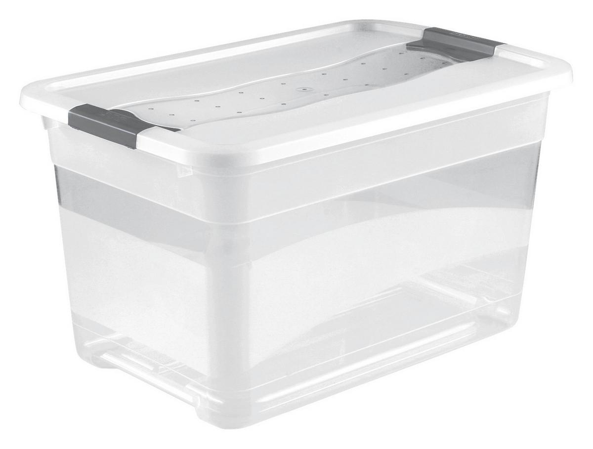 Keeeper Kristallbox Cornelia 52 L Transparent - Transparent, MODERN, Kunststoff (59,5/39,5/34cm)