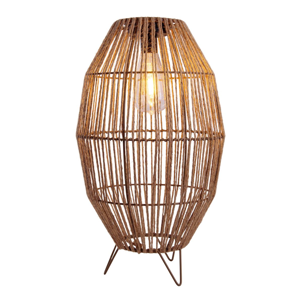 Solarleuchte 5292327 Korbinian - Naturfarben, Basics, Kunststoff/Metall (19,5/19,5/34cm) - Näve
