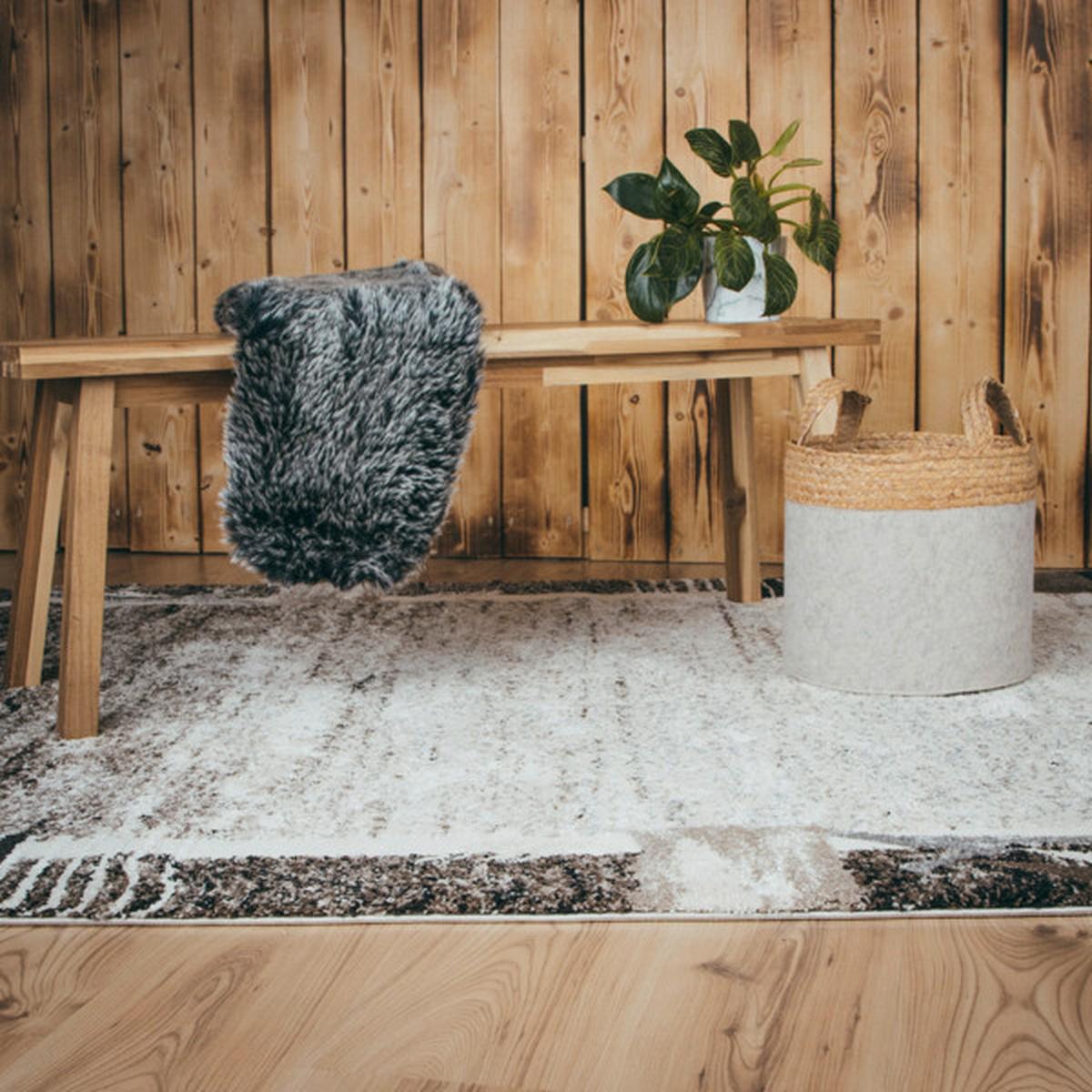 Flachwebteppich My Frisco 284 - Taupe, Basics, Textil (200/290cm) - Obsession
