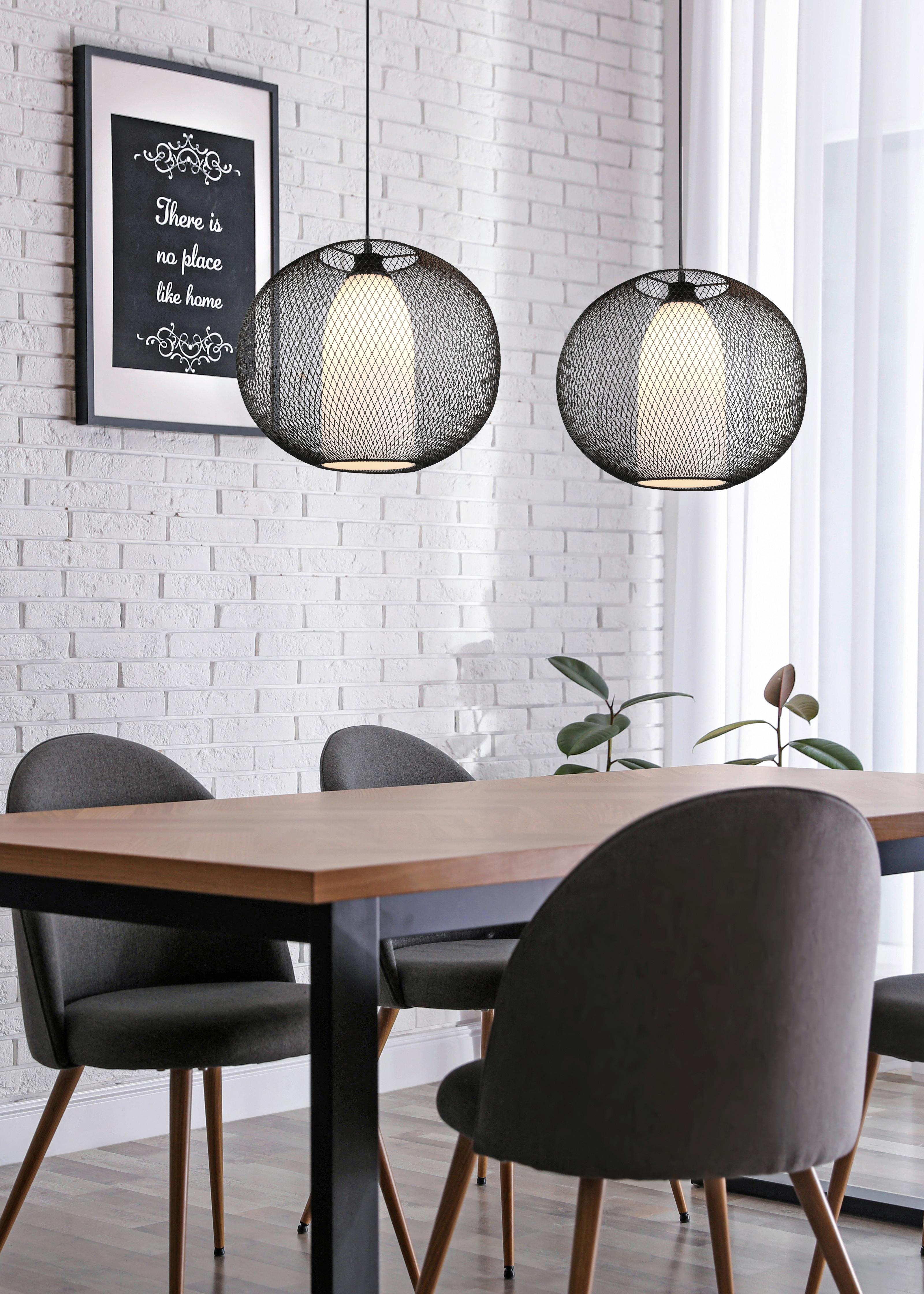 Pendelleuchte 313900132 Filo - Schwarz/Weiß, KONVENTIONELL, Glas/Metall (40/150cm) - Trio Leuchten