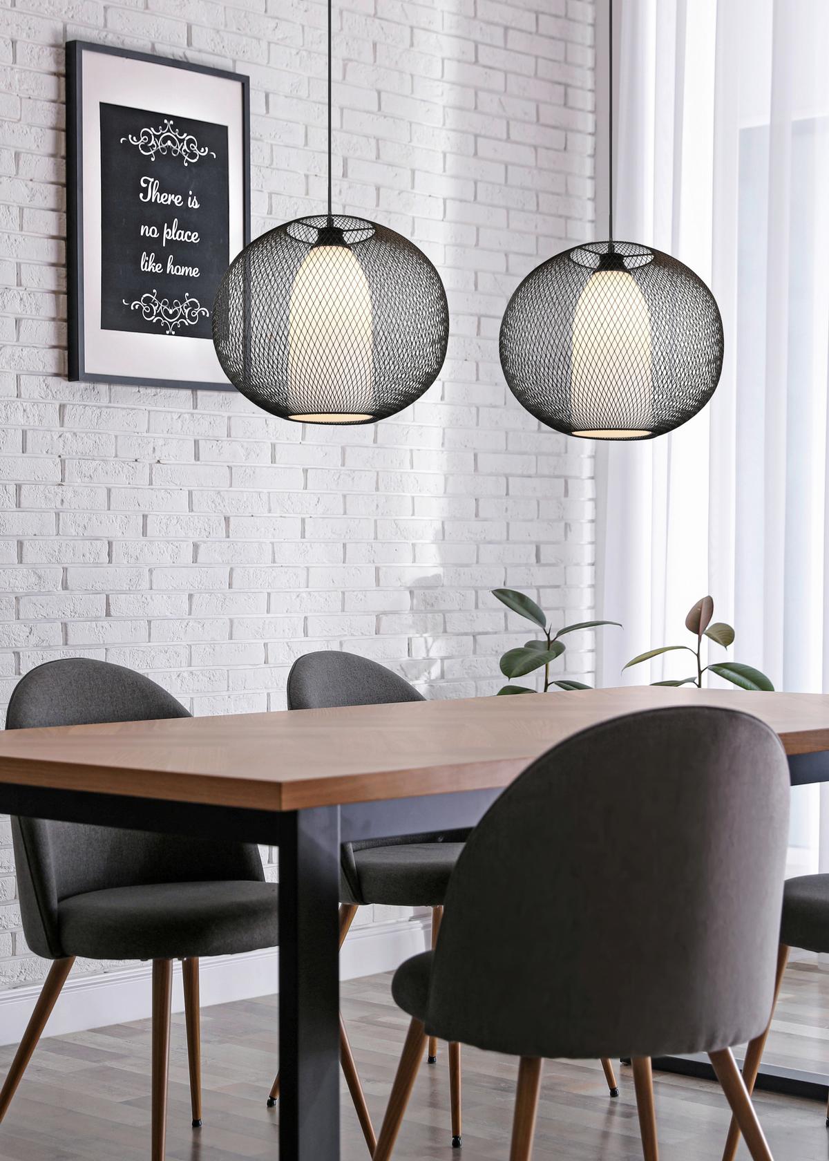 Pendelleuchte 313900132 Filo - Schwarz/Weiß, KONVENTIONELL, Glas/Metall (40/150cm) - Trio Leuchten
