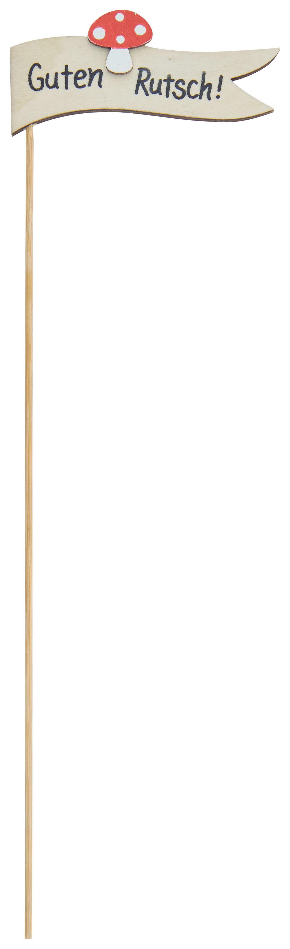 Fahnenpicker Dana - Naturfarben, KONVENTIONELL, Holzwerkstoff (8/28cm) - Luca Bessoni