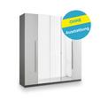 Kleiderschrank Unit 5trg, Maxihöhe - KONVENTIONELL (227/242,2/58,3cm) - Ondega