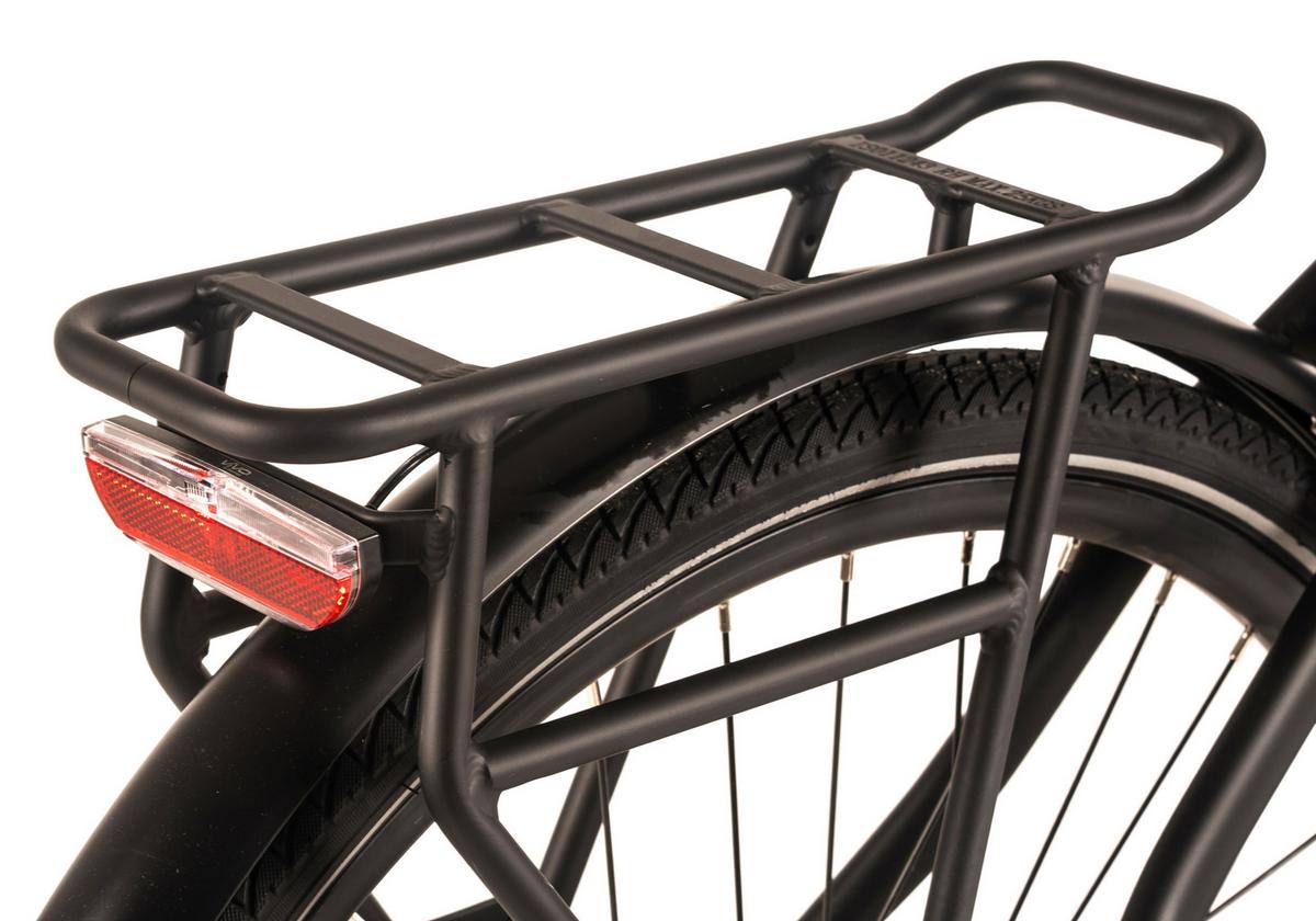 E-citybike 28 Zoll Schwarz - Schwarz, MODERN, Metall (180/70/100cm)