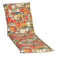 Auflage Für Liege Tours 191x58x8 Cm Multicolor - Rot/Orange, Basics, Textil (191/58/8cm) - Gardenson