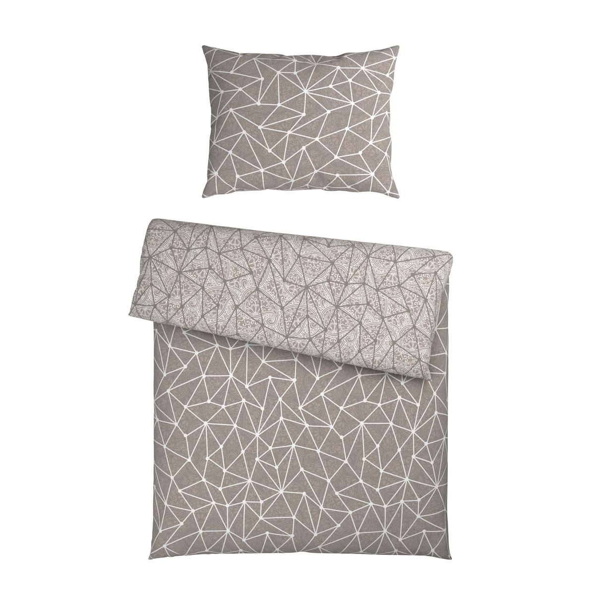 Bettwäsche Vancouver - Taupe, MODERN, Textil - Luca Bessoni