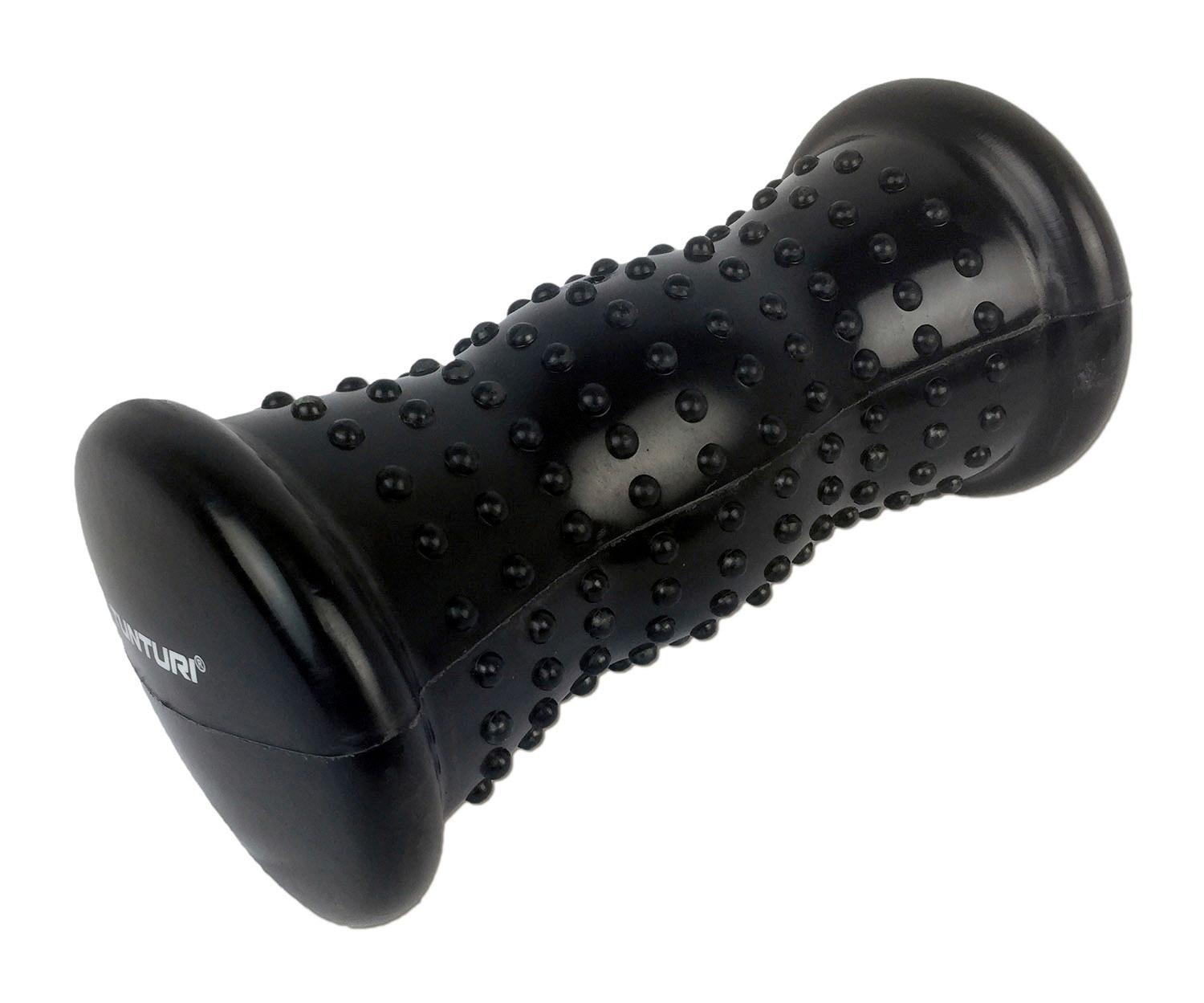 Fußmassagegerät Tunturi Yoga Grid Foam Roller - Schwarz, KONVENTIONELL, Kunststoff (19/8,5/8,5cm)
