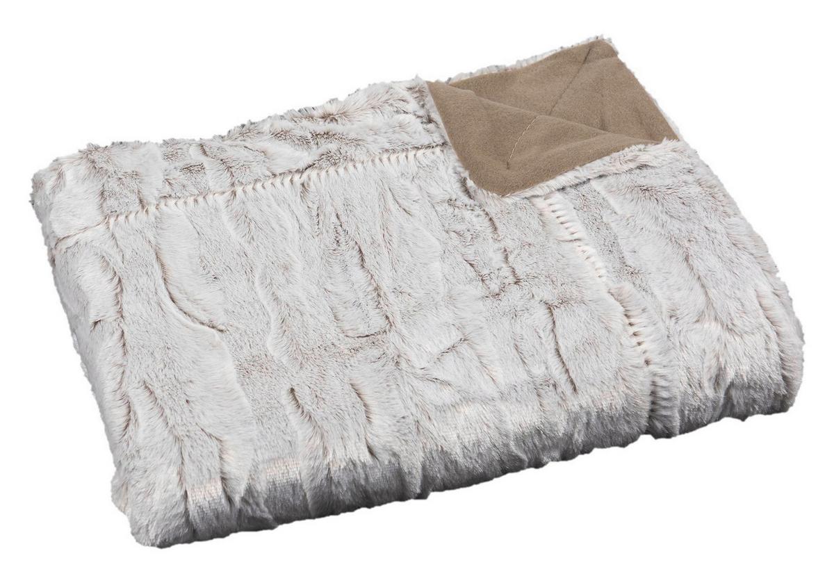 Kuscheldecke Bilbao Braun 140x200 Cm Double Face - Braun, ROMANTIK / LANDHAUS, Textil (140/200cm) - James Wood