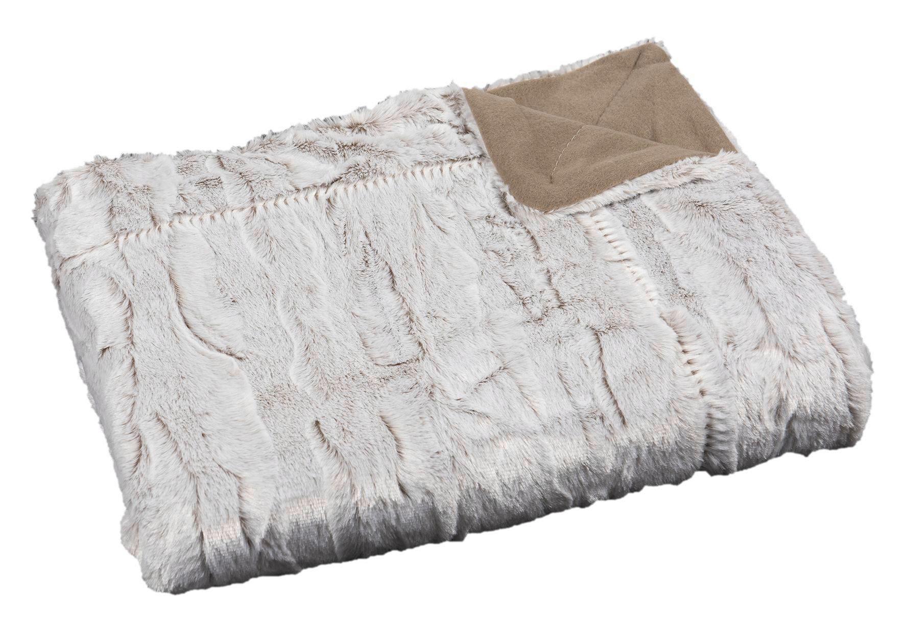 Kuscheldecke Bilbao Braun 140x200 Cm Double Face