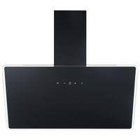 Dunstabzugshaube Respekta Lora Schwarz B:89,5cm - Schwarz, Basics, Glas/Metall (89,5/75-110/38,5cm) - Respekta