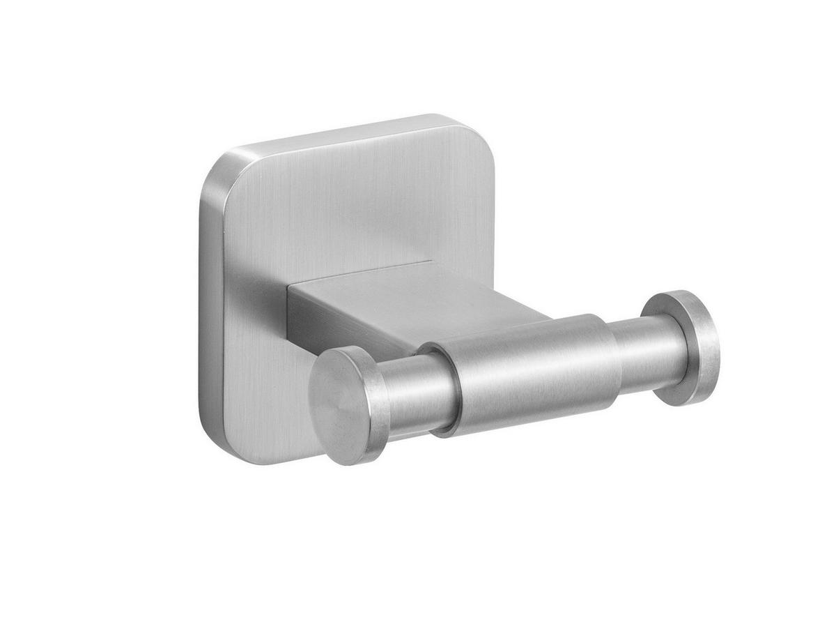 Handtuchstange Porto Matt Edelstahlfarben B: 7 cm - Edelstahlfarben, MODERN, Metall (7/5,5/6,5cm) - Wenko