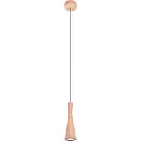 Hängeleuchte 8510151 Vegas - Erlefarben/Schwarz, Natur, Holz (10/90-140cm)