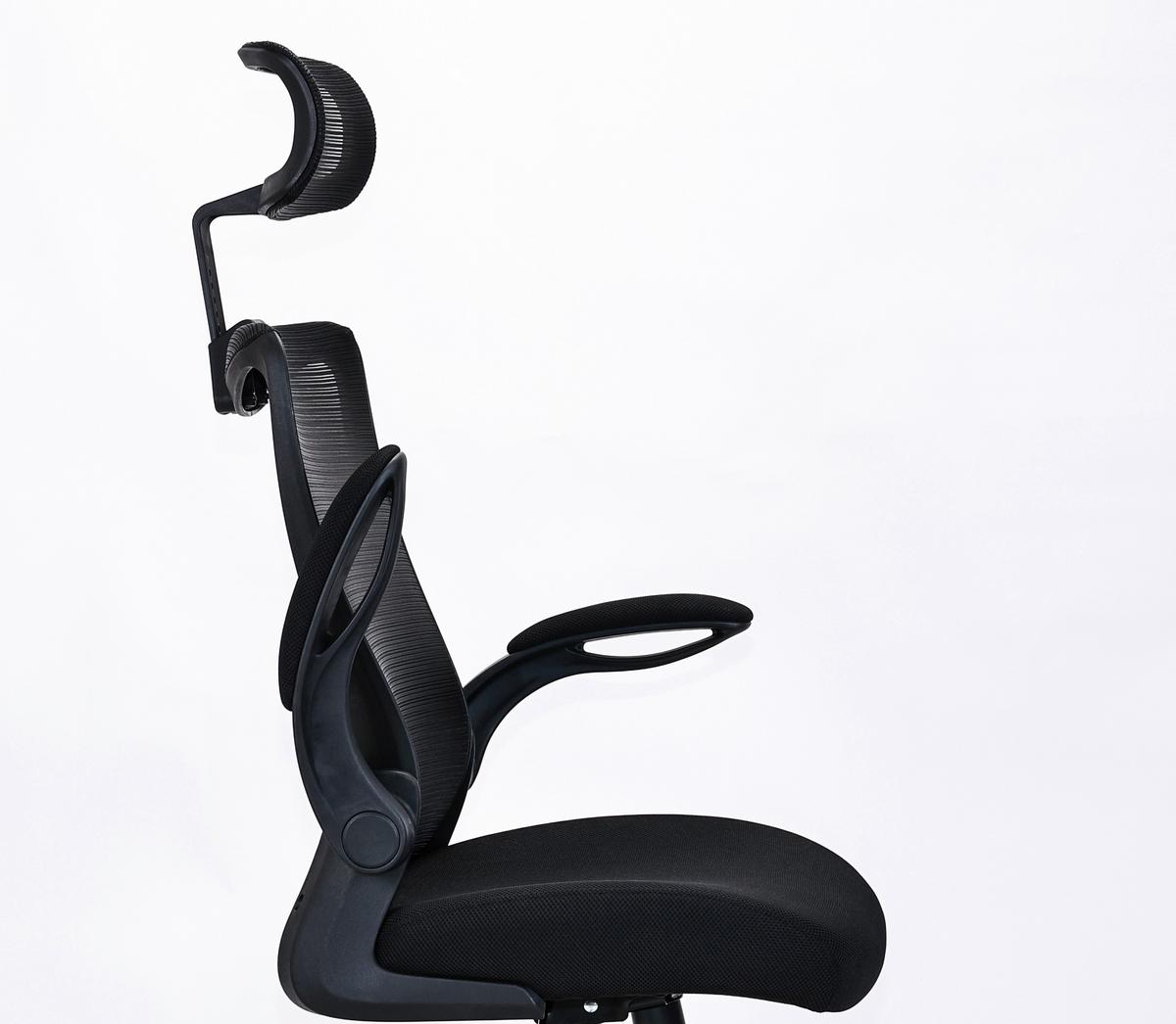 OTOČNÁ ŽIDLE TESSA - černá, Moderní, kov/textil (62/110-120/62,5cm) - Based