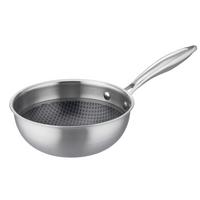 PÁNEV S VYSOKÝM OKRAJEM INOXXA - barvy nerez oceli, Basics, kov (18cm) - GSW