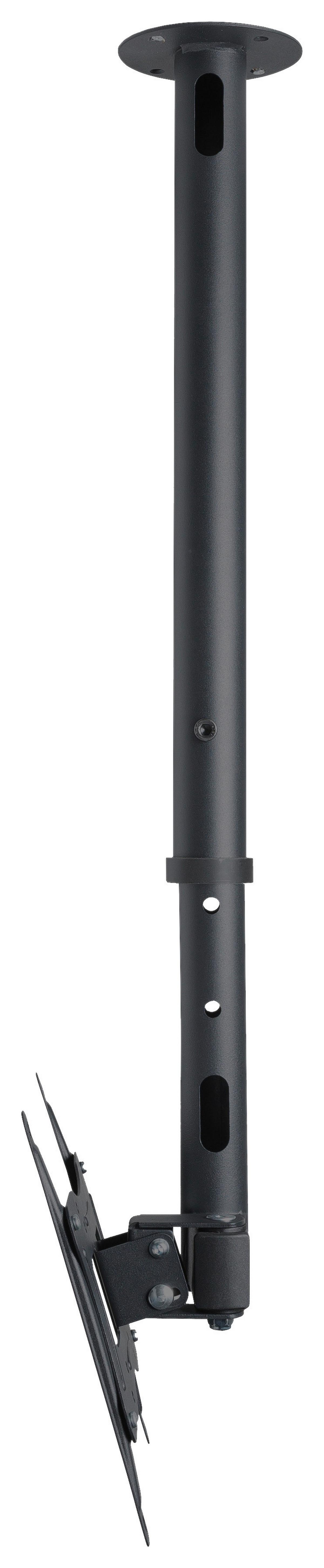 Tv- Halterung Dx Schwarz B: 22 Cm - Schwarz, MODERN, Metall (22/55/24cm) - MID.YOU