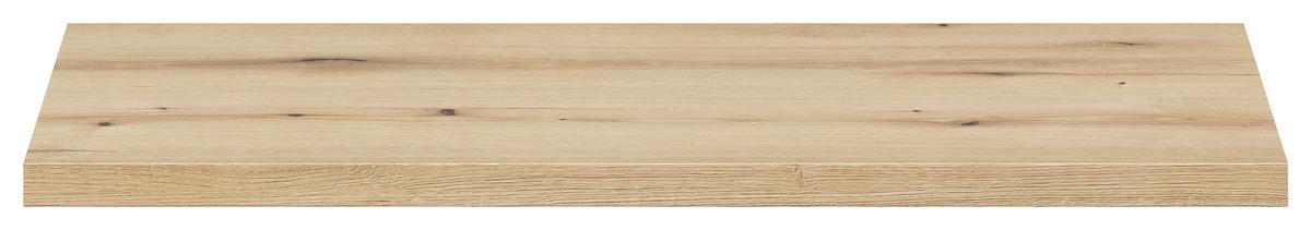 Stapelprogramm Sixty-Four - Eichefarben/Schwarz, Trend, Holzwerkstoff (320/192/35cm)
