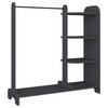 Garderobe Lempu Anthrazit - Anthrazit, MODERN, Holzwerkstoff (106/110/35cm) - MID.YOU