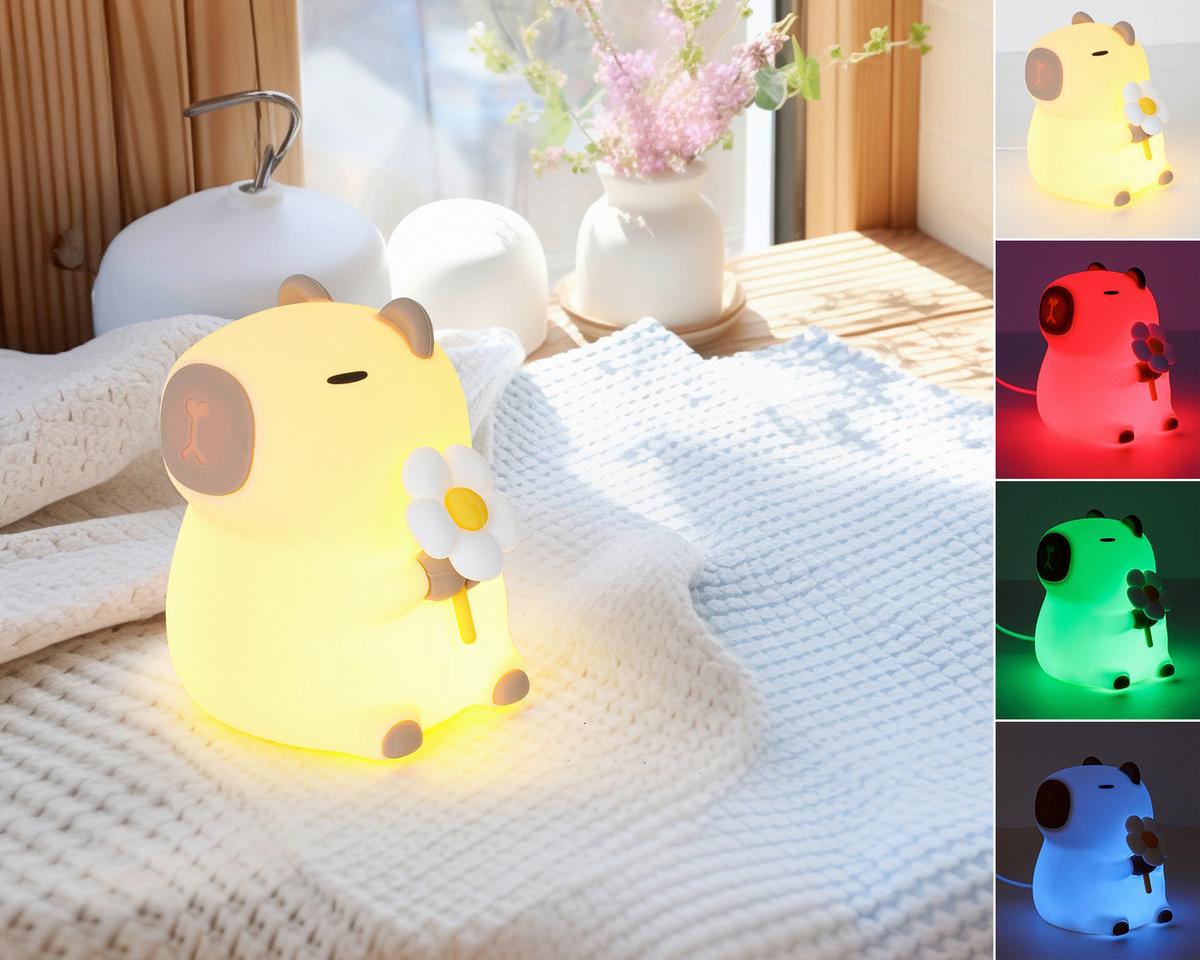 NOČNÍ SVĚTLO CAPYBARA - krémová, Moderní, plast (11/9,2/9cm) - Mömax