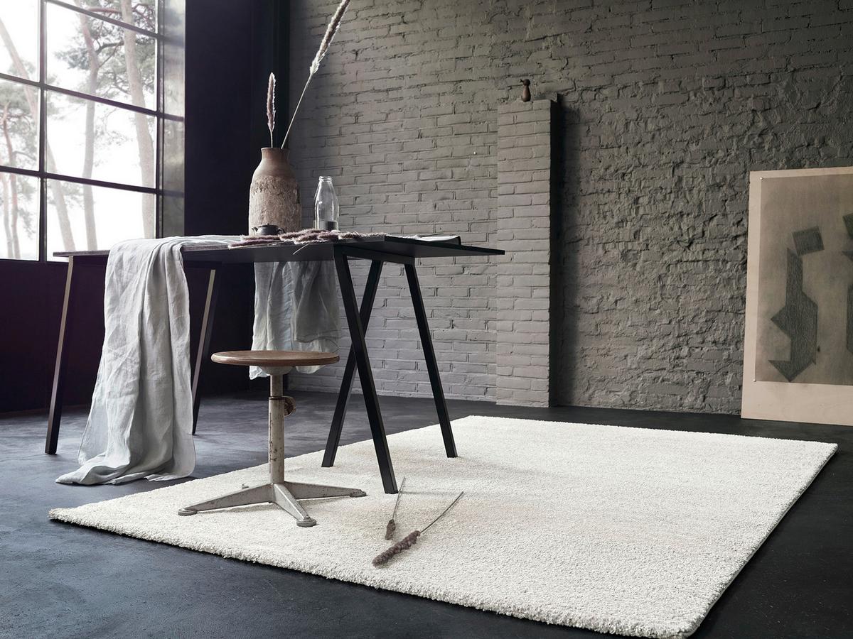 Webteppich Tilda - Weiß, Design, Textil (133/200cm) - WECON HOME BASIC