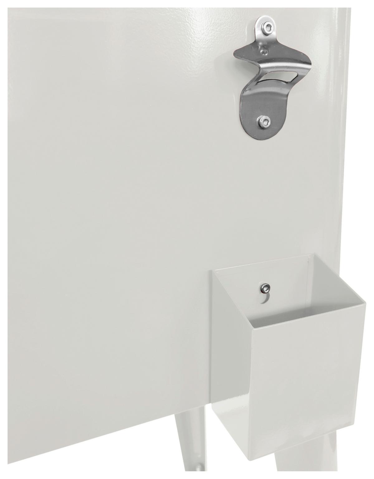 Kühlbox A065.001.04 - Weiß, KONVENTIONELL, Kunststoff/Metall (43/89/92cm) - Ambia Garden