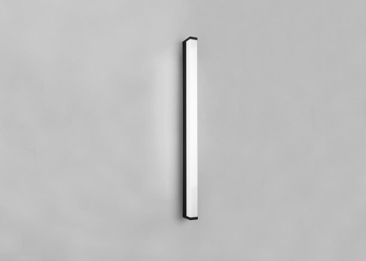 LED-Wandleuchte Fabio, 1-Flammig - Schwarz/Weiß, Basics, Kunststoff/Metall (3,8/80/7,9cm) - Trio Leuchten