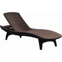 LEŽADLO NA OPAĽOVANIE PACIFIC - hnedá, Modern, plast (197/75/40.4cm)