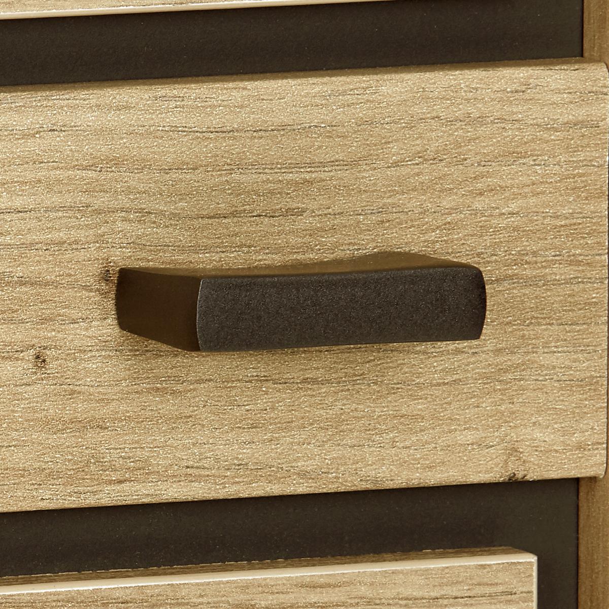 Garderobenbank Harvey B: 85,2 cm Lade + Fächer, Eiche Dekor - Eichefarben/Anthrazit, LIFESTYLE, Holzwerkstoff (85,2/50,5/38,5cm)