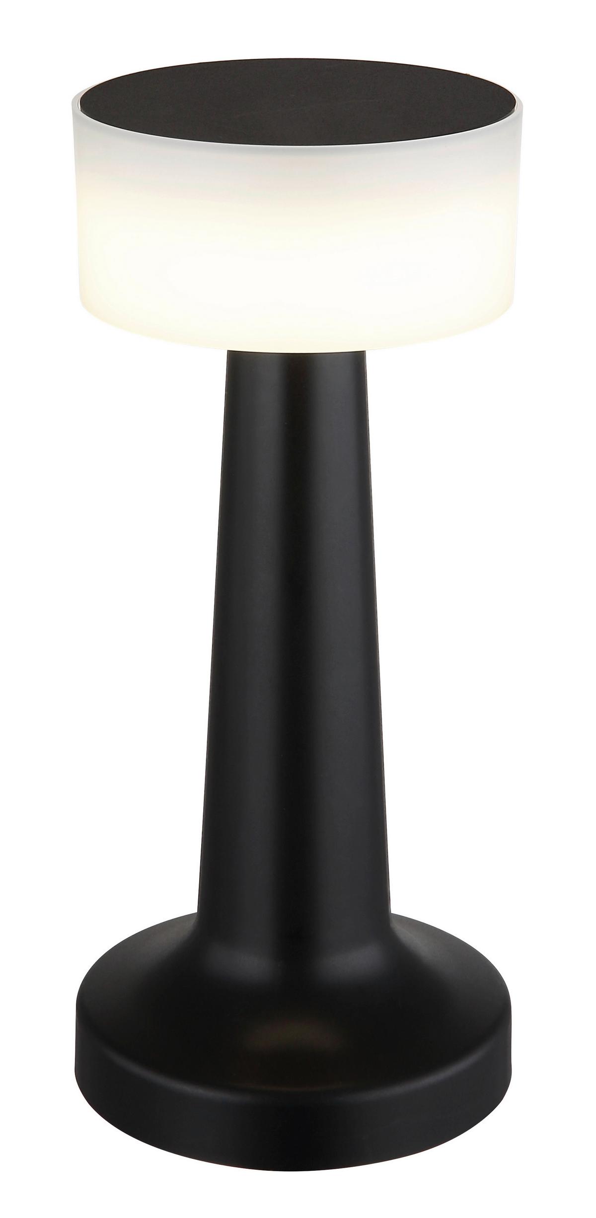 Akku-Tischleuchte 58447S - Schwarz/Weiß, Basics, Kunststoff (9,5/21,5cm) - Globo
