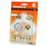 Képakasztó Szett 09608 - krómszínű, Konventionell, fém