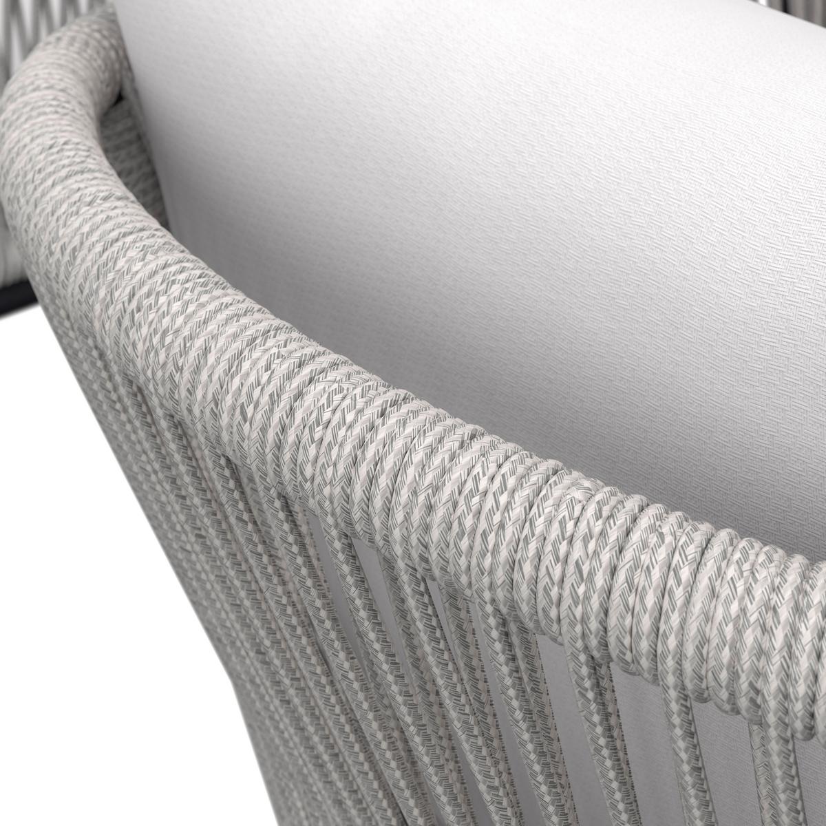 ZÁHRADNÁ SÚPRAVA GIOVANNA - farba akácie/sivá, Modern, kov/drevo - Bessagi Garden