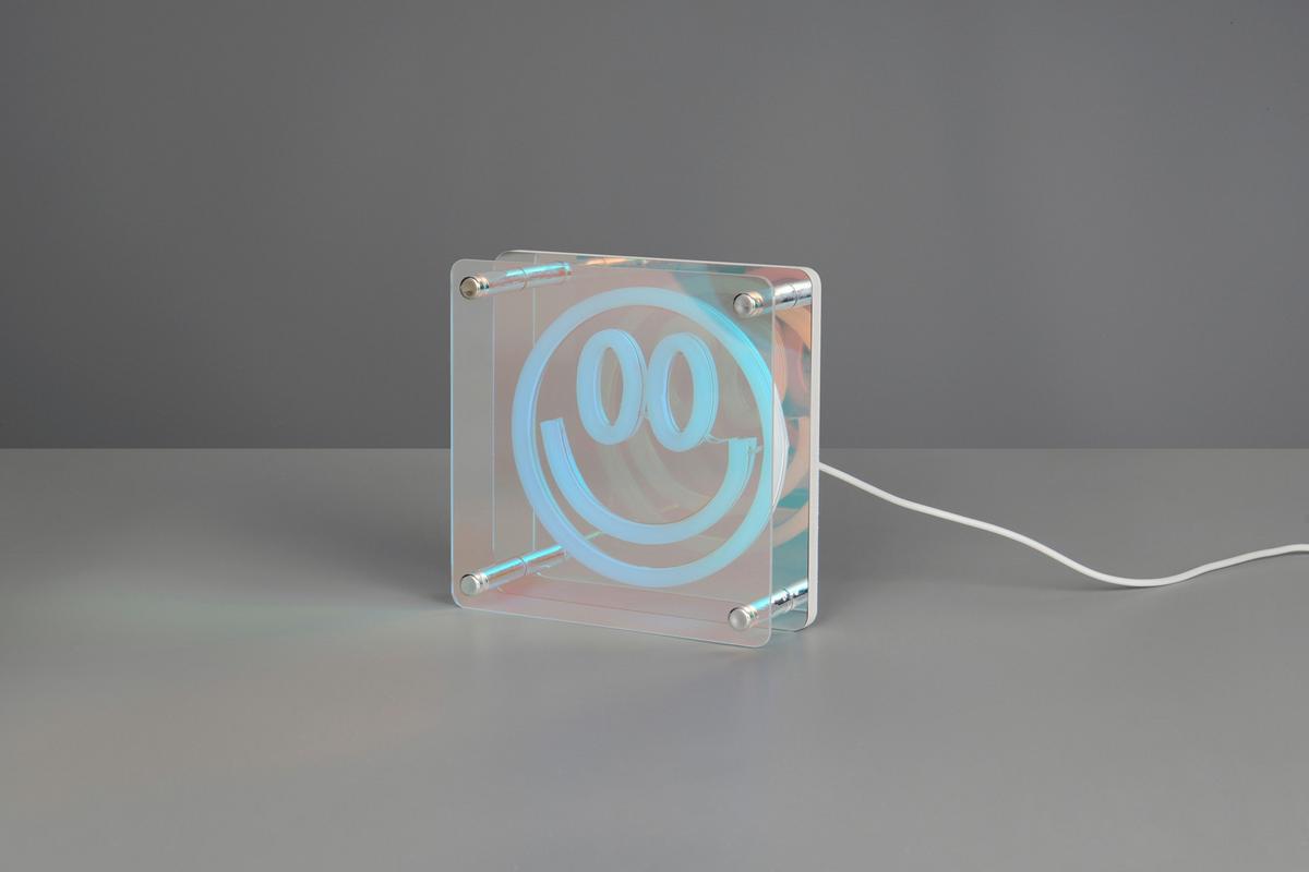 DEKORAČNÍ LED SVÍTIDLO HELGA - průhledné, Moderní, kov/plast (14,5/14,5/5cm) - Mömax