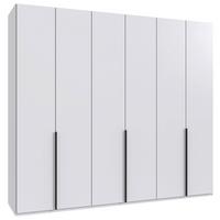 Drehtürenschrank Ny A Black, Weiß B: 270 cm - Weiß, MODERN, Holzwerkstoff (270/236/58cm) - MID.YOU