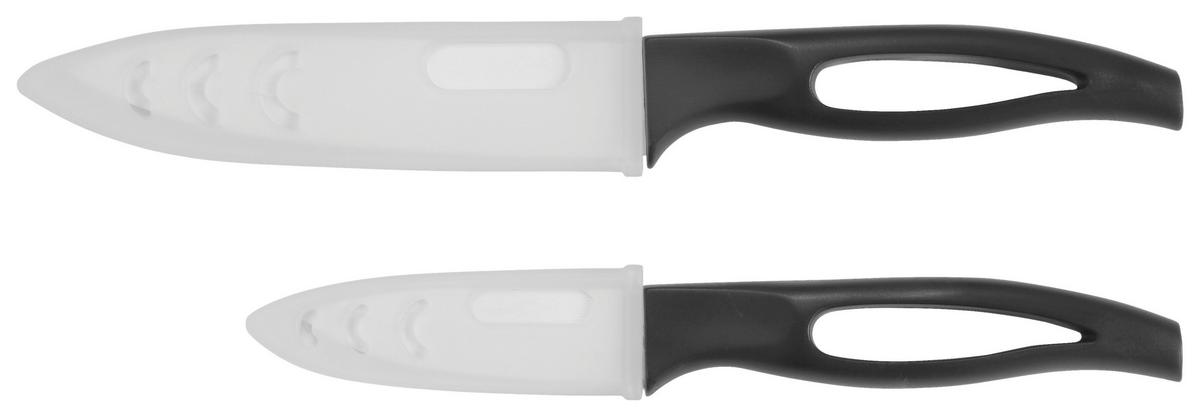 Keramikmesserset Jim - Schwarz/Weiß, MODERN, Keramik - Luca Bessoni