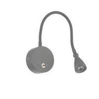 Led-wandleuchte 4826/apg - Grau, Basics, Metall (7/7/40cm)