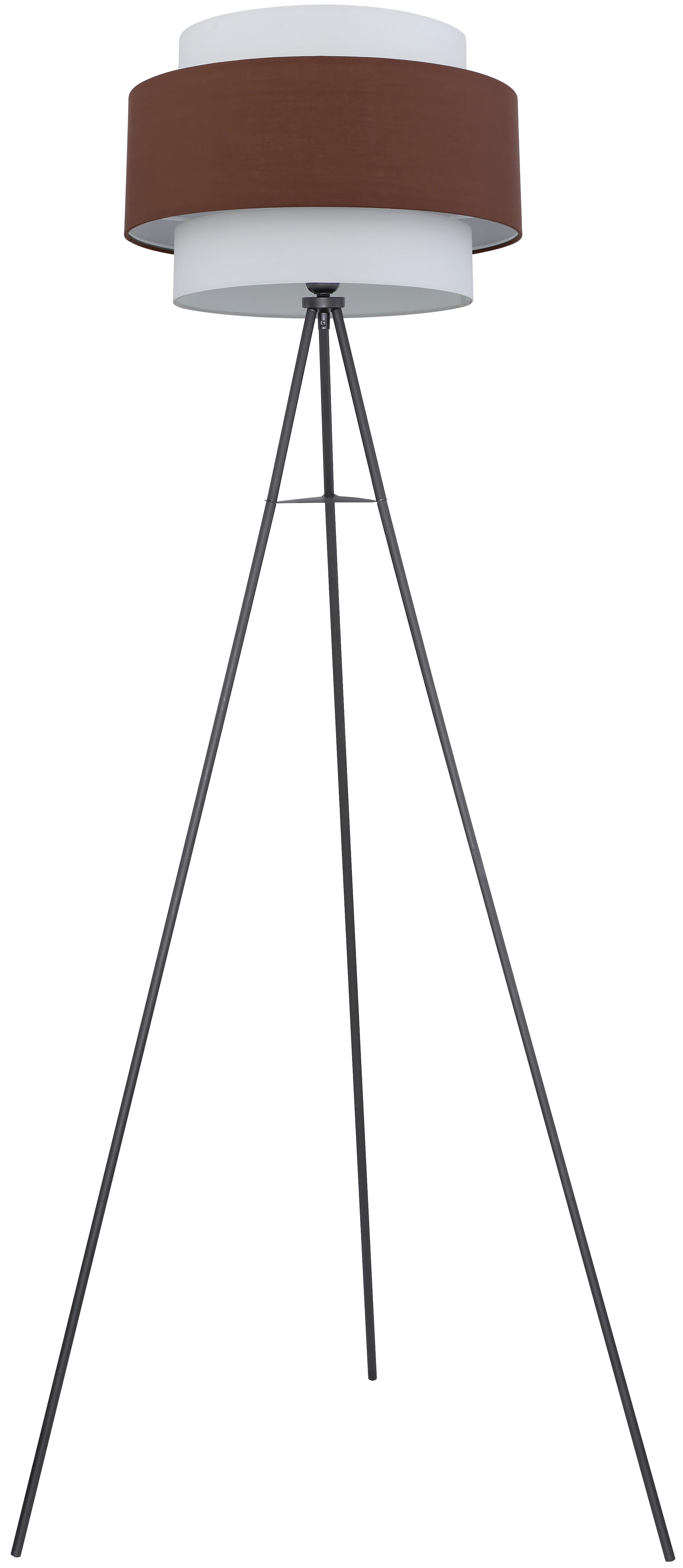 Stehleuchte Yigit - Beige/Schwarz, ROMANTIK / LANDHAUS, Kunststoff/Metall (65/157cm) - James Wood Stehleuchte Yigit - Beige/Schwarz, ROMANTIK / LANDHAUS, Kunststoff/Metall (65/157cm) - James Wood
