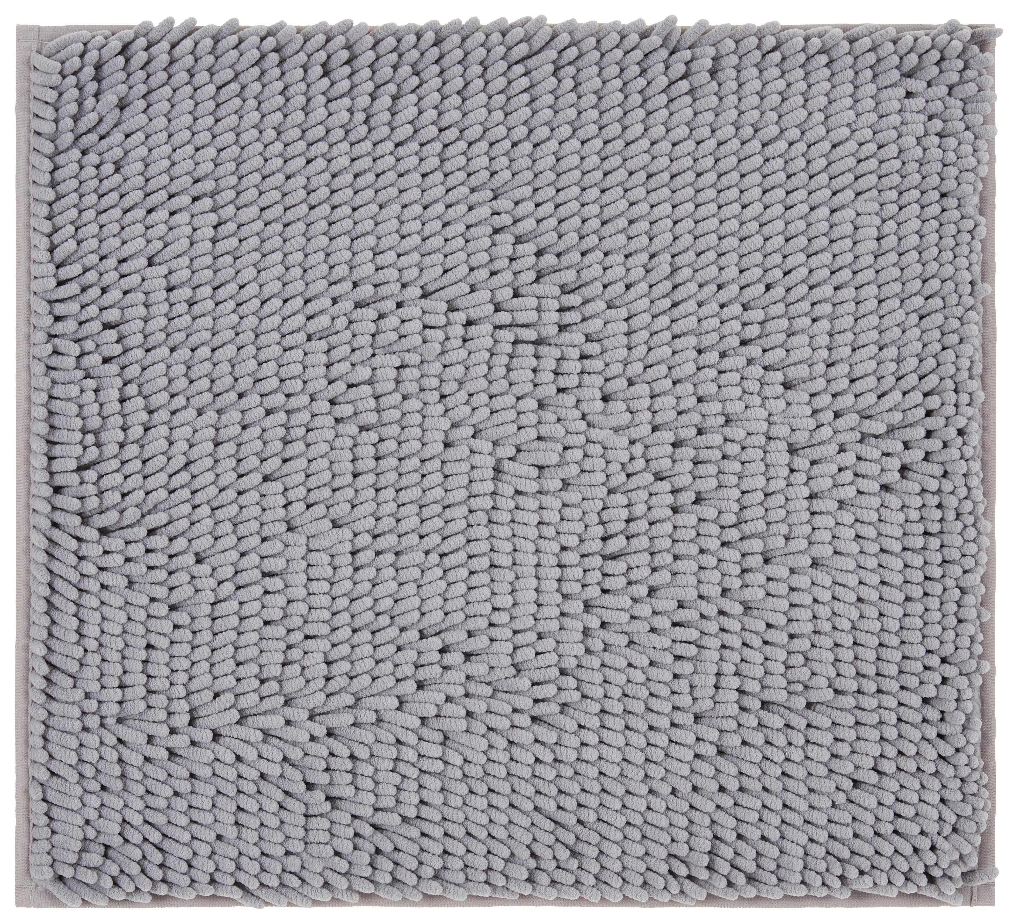Wc-vorleger Liliane - Hellgrau, KONVENTIONELL, Kunststoff (45/50cm) - Ondega