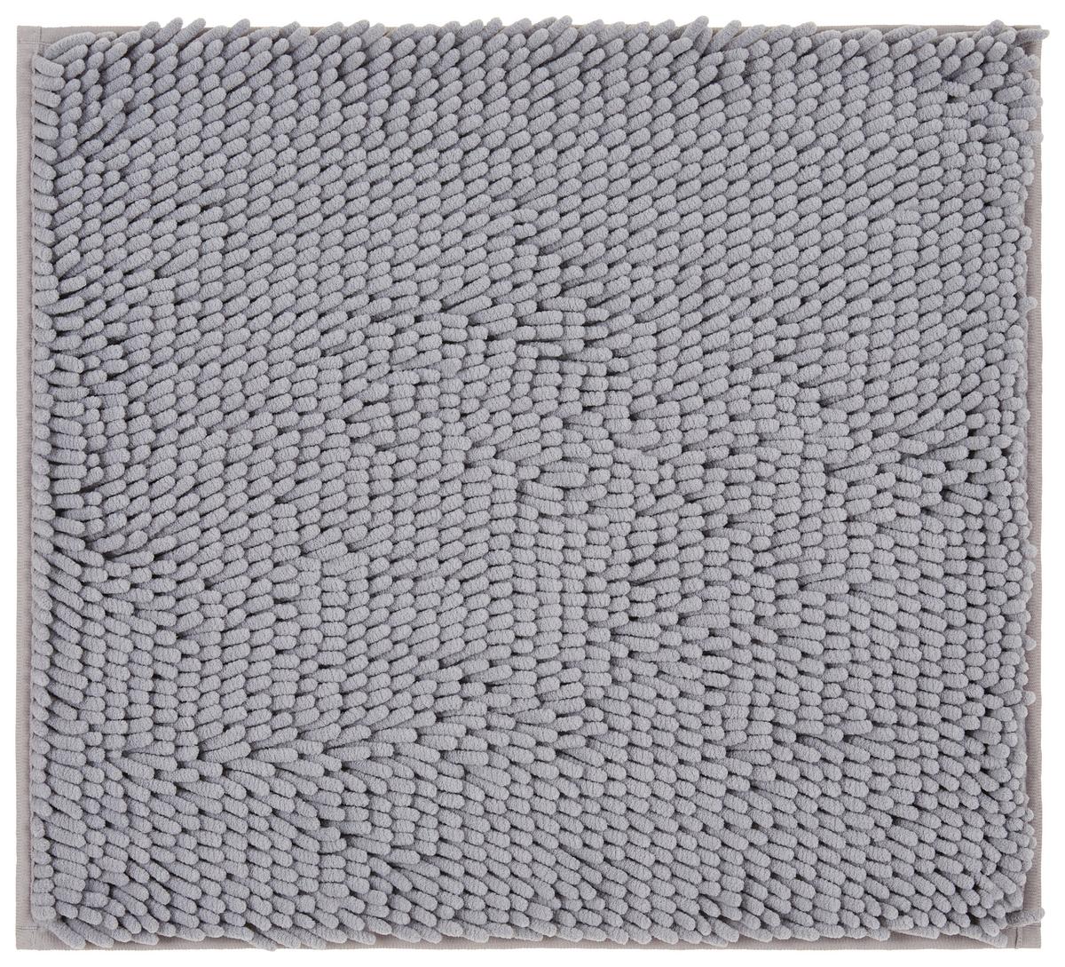 Wc-vorleger Liliane - Hellgrau, KONVENTIONELL, Kunststoff (45/50cm) - Ondega