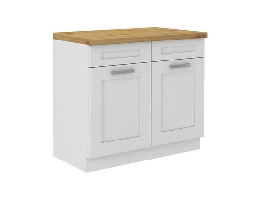 Spülenunterschrank Luisa Spu100 - Weiß, KONVENTIONELL, Holzwerkstoff (100/86/60cm) Spülenunterschrank Luisa Spu100 - Weiß, KONVENTIONELL, Holzwerkstoff (100/86/60cm)